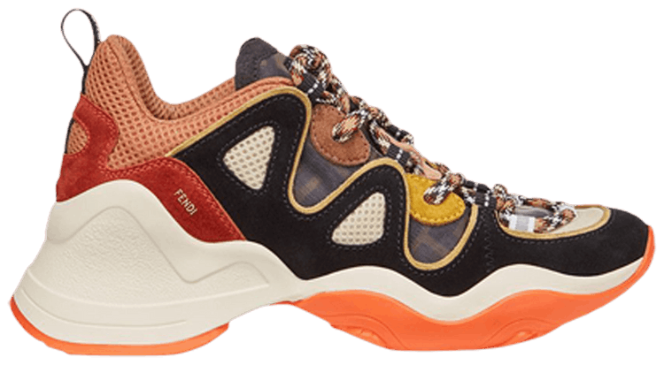 Fendi Wmns FFluid Low Black Brown