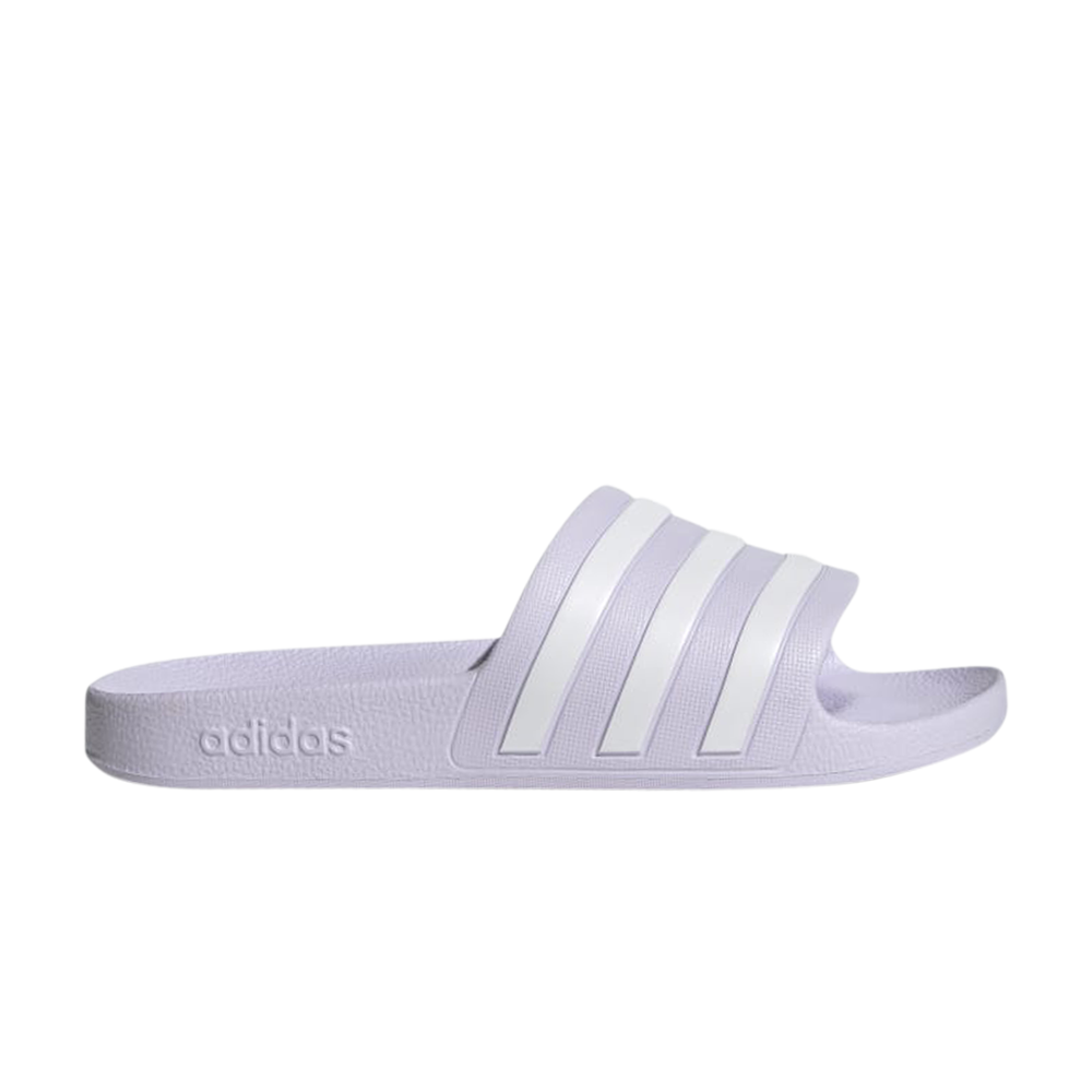 Pre-owned Adidas Originals Wmns Adilette Aqua Slide 'purple Tint'