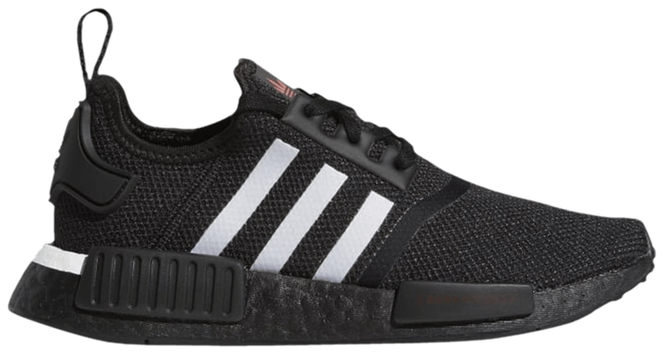 adidas NMD R1 J Japanese Side Print   Black White