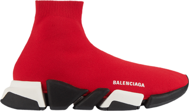 BALENCIAGA Sneakers SPEED 2.0 red graffiti