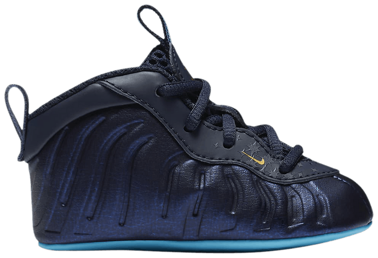 Nike Little Posite One Crib Bootie Gold Stars