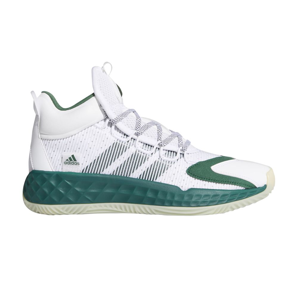Adidas Pro Boost Mid 'White Team Dark Green' | Men's Size 9.5 - FW9521