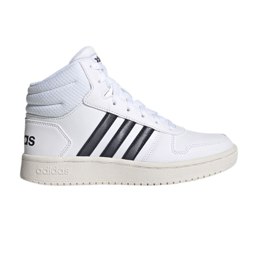 adidas Hoops 2.0 Mid J 'White Legend Ink' | Kid's Size 6.5