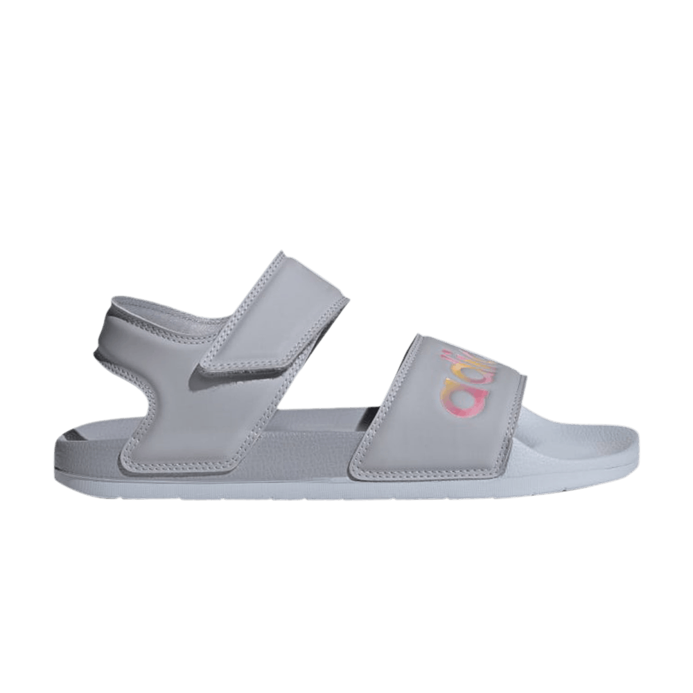 Adilette Sandal 'Halo Silver Iridescent' | GOAT
