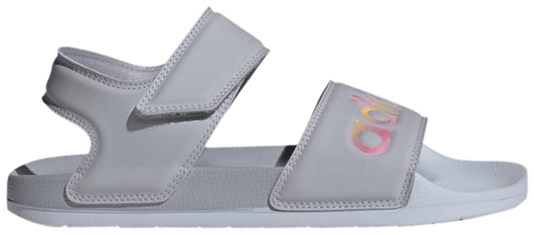 Adidas Adilette Sandal Halo Silver Iridescent