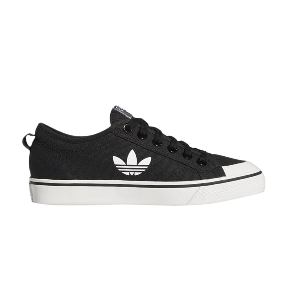 Pre-owned Adidas Originals Wmns Nizza Trefoil 'core Black White'