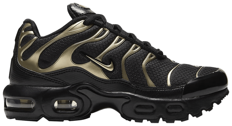 Nike Air Max Plus PS Black Metallic Gold