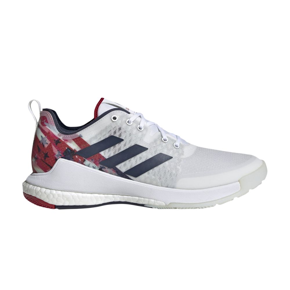 Pre-owned Adidas Originals Wmns Crazyflight 'usav' In White