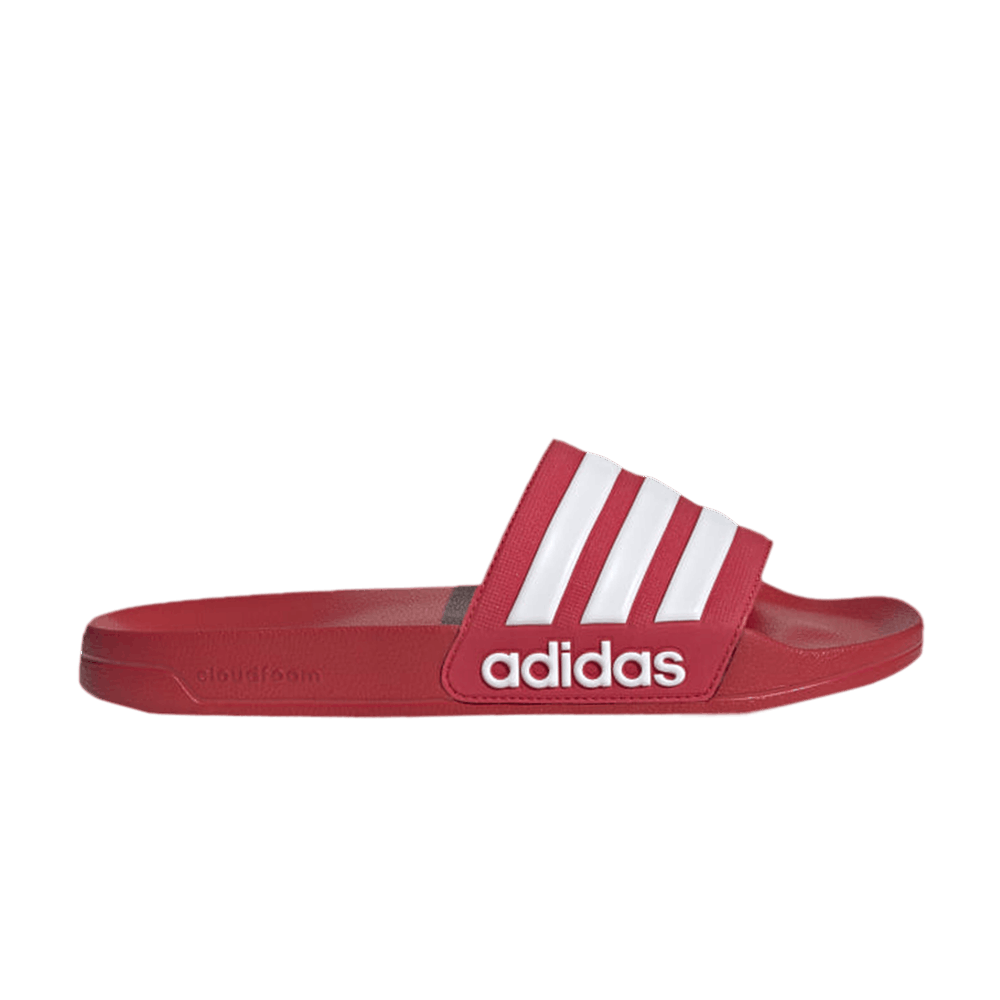 Buy Adilette Shower Slides 'Scarlet White' - FY7815 | GOAT