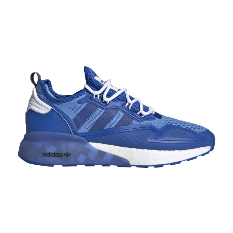JANTK☆ Adidas Ninja ZX 2K Boost Boys Shoes FZ1885 Royal Blue Off