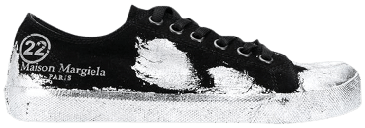 Buy Maison Margiela Wmns Velvet Tabi 'Paint Effect - Black Buy Maison Margiela Wmns Velvet Tabi 'Paint Effect - Black
