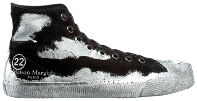 Buy Maison Margiela Wmns Tabi High 'Paint Effect - Black