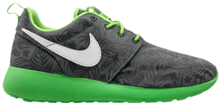Nike Roshe One Print GS Grey Green Spark