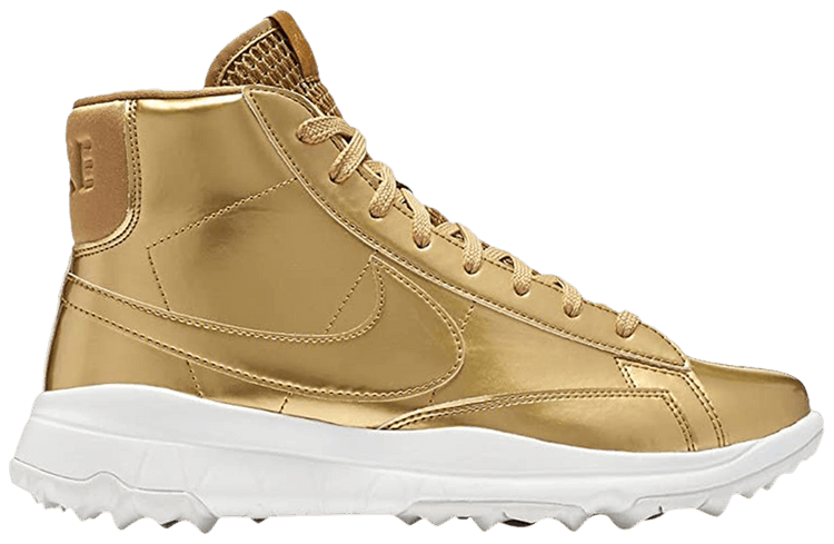 Nike Wmns Blazer Spikeless Golf Metallic Gold