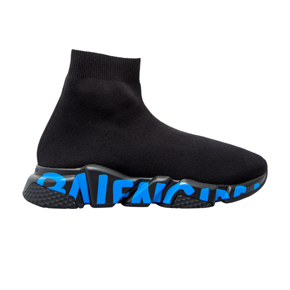 Balenciaga BlackBlue Graffiti  shoes lovers