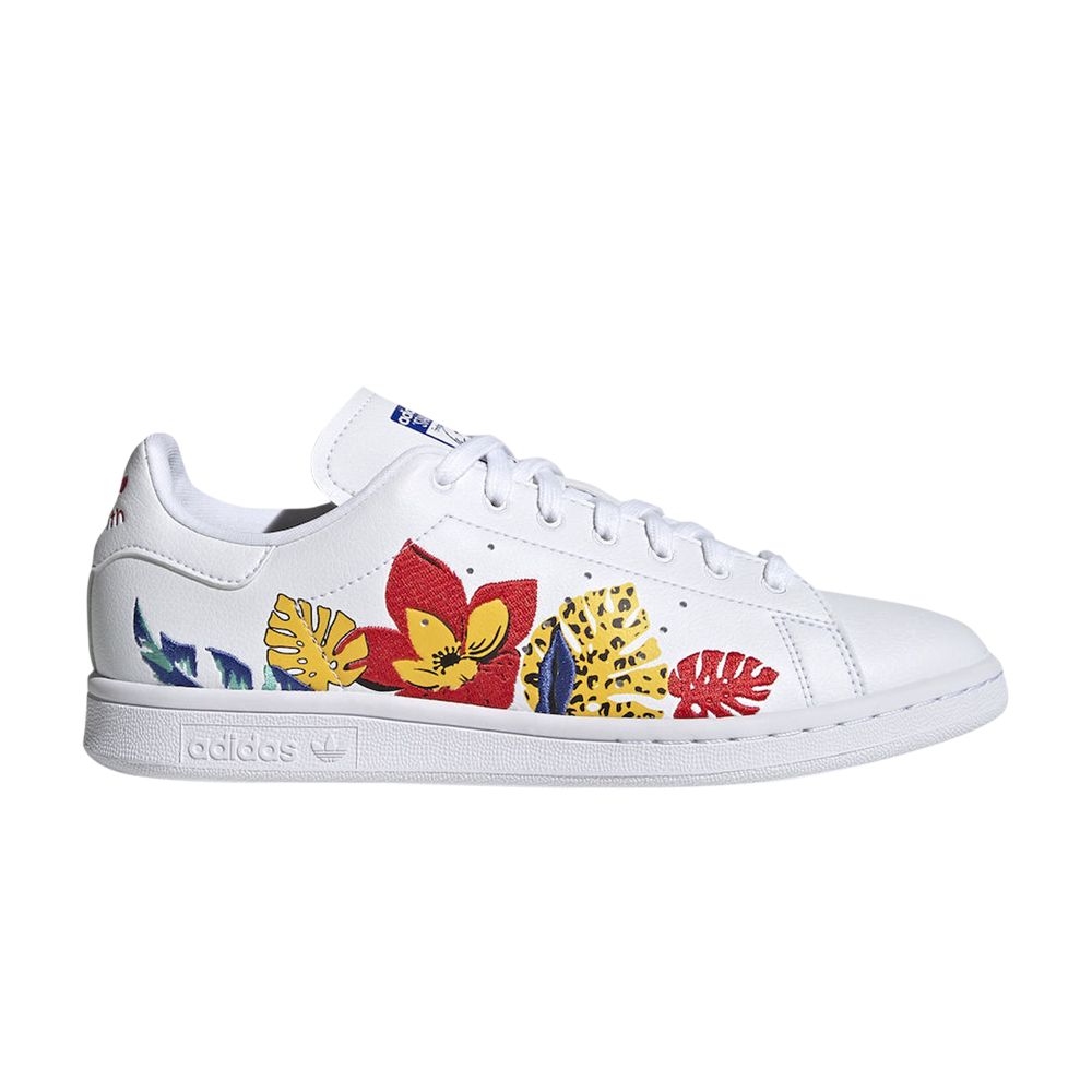Pre-owned Adidas Originals Her Studio London X Wmns Stan Smith 'floral' In White
