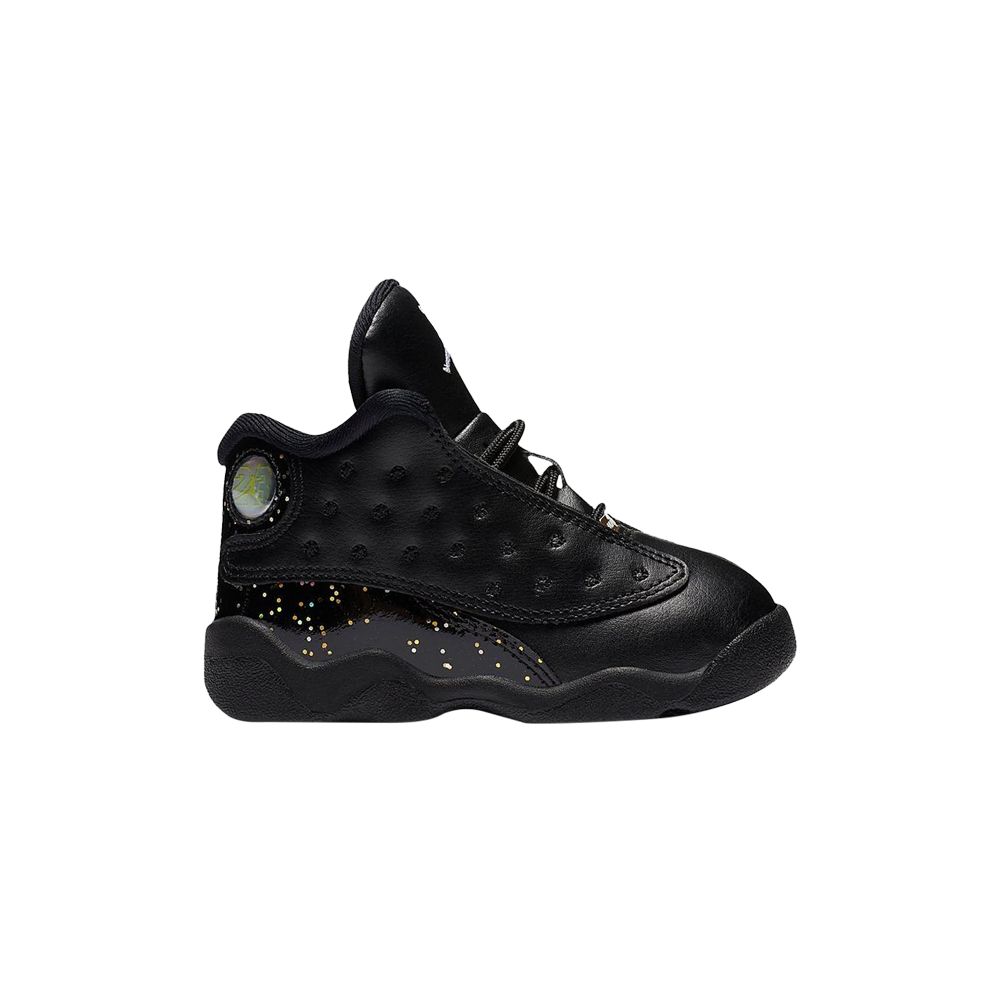 Air Jordan Retro 13 TD 'Gold Glitter' | Black | Infant Size 9
