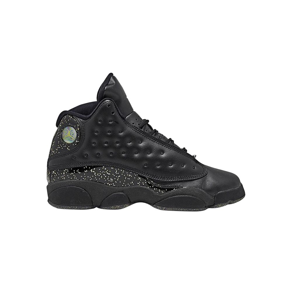 Air Jordan Retro 13 PS 'Gold Glitter' | Black | Kid's Size 2
