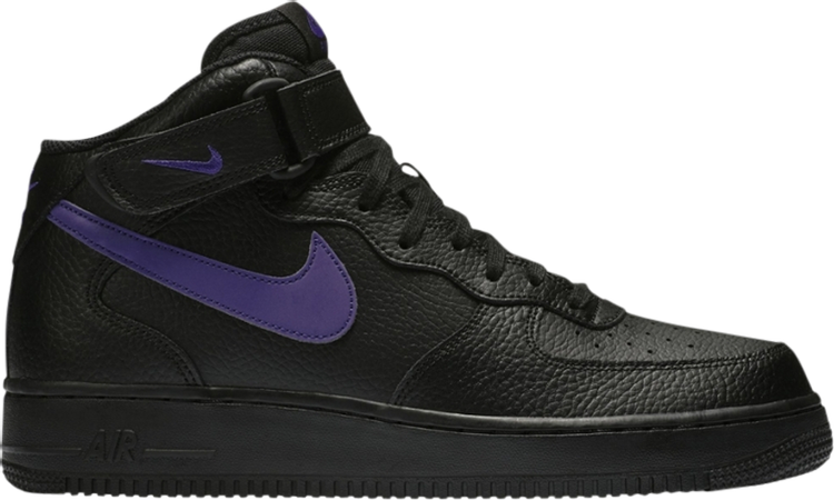 Nike Air Force 1 Mid Review + On Feet (Black/Purple 3M) 