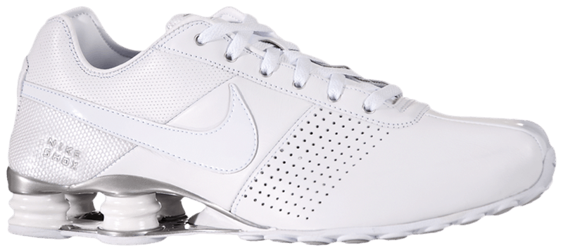 all white shox