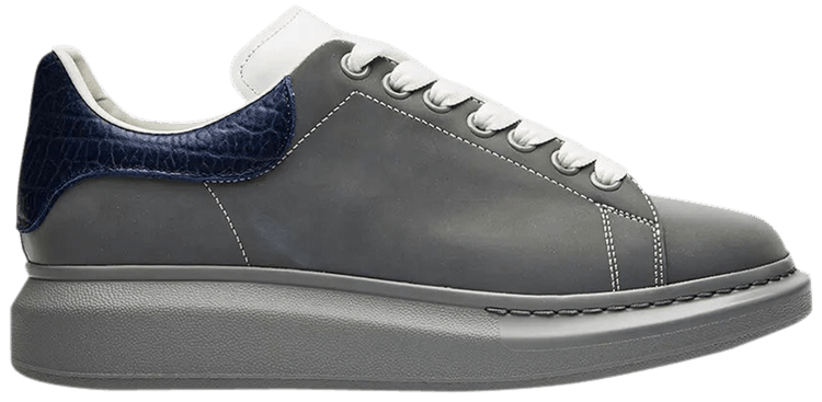 Alexander McQueen Oversized Sneaker Silver Navy