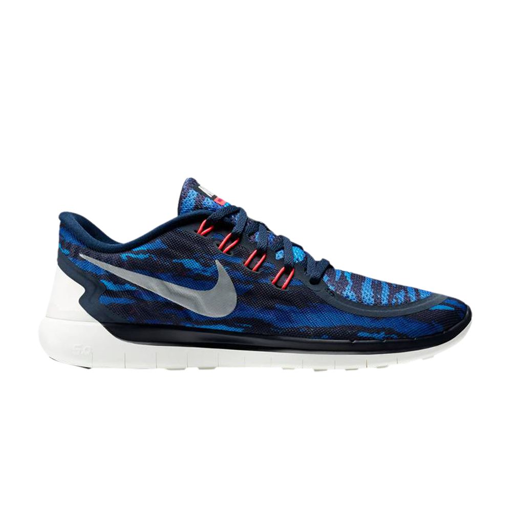 Nike Free 5.0 Print | Blue | Men's Size 9.5 - 749592-401