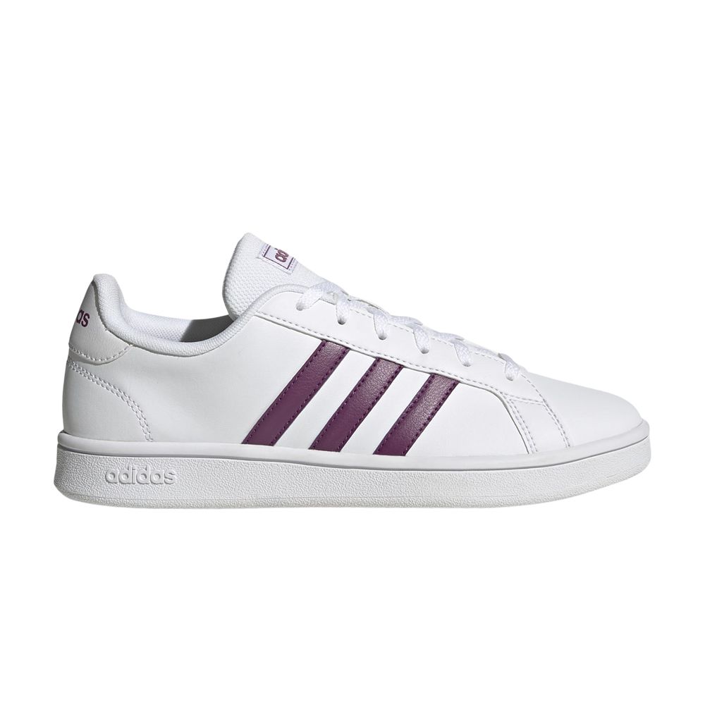 Pre-owned Adidas Originals Wmns Grand Court Base 'white Cherry Metallic'