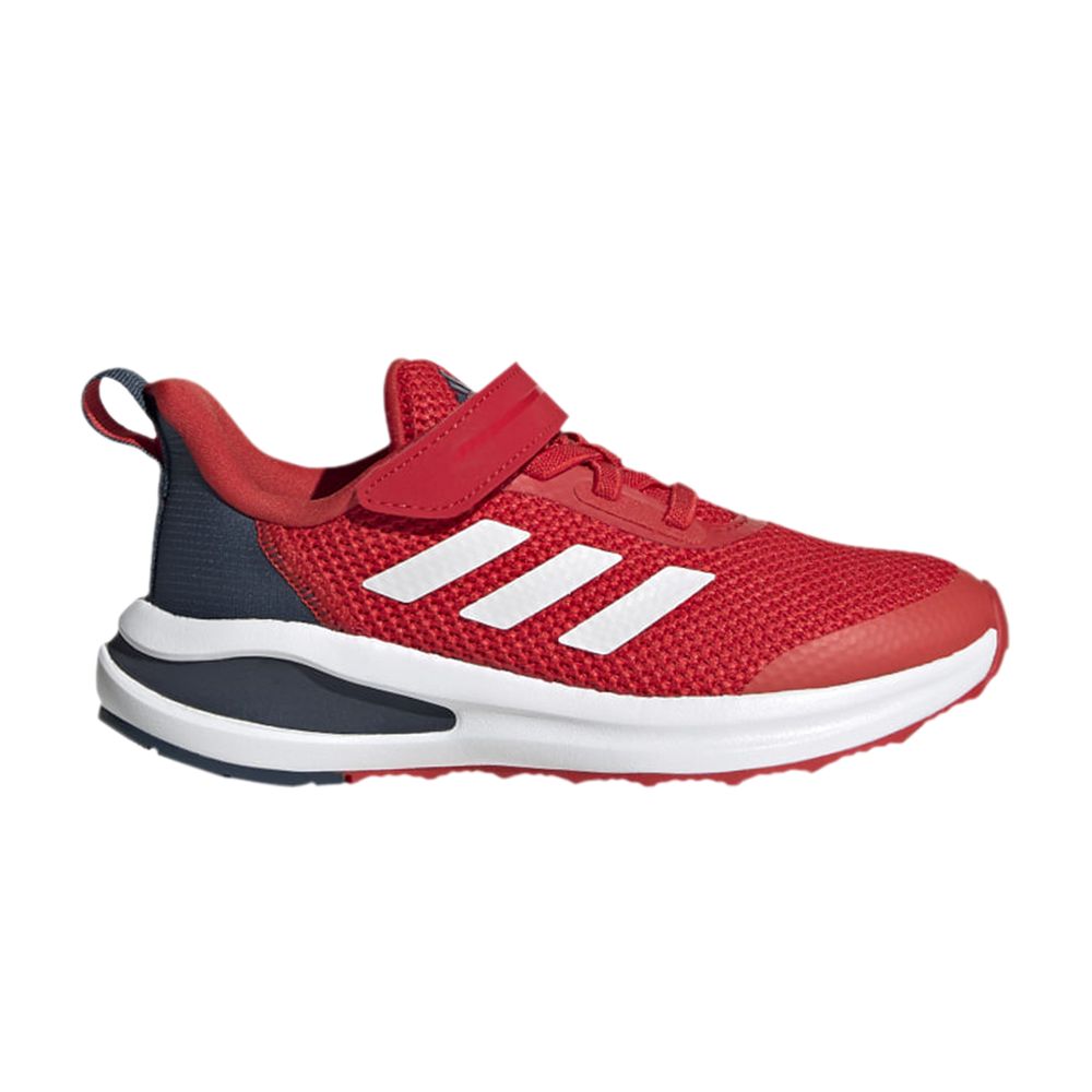 Pre-owned Adidas Originals Adidas Fortarun El K J 'vivid Red White' | Kid's Size 10.5