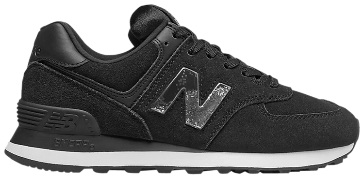 New Balance Wmns 574 Crushed Metallic   Black