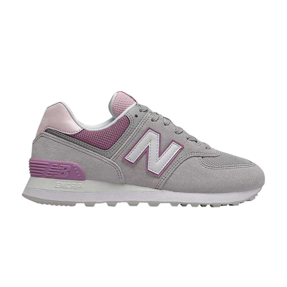 Pre-owned New Balance Wmns 574 'fog Canyon Violet' In Grey