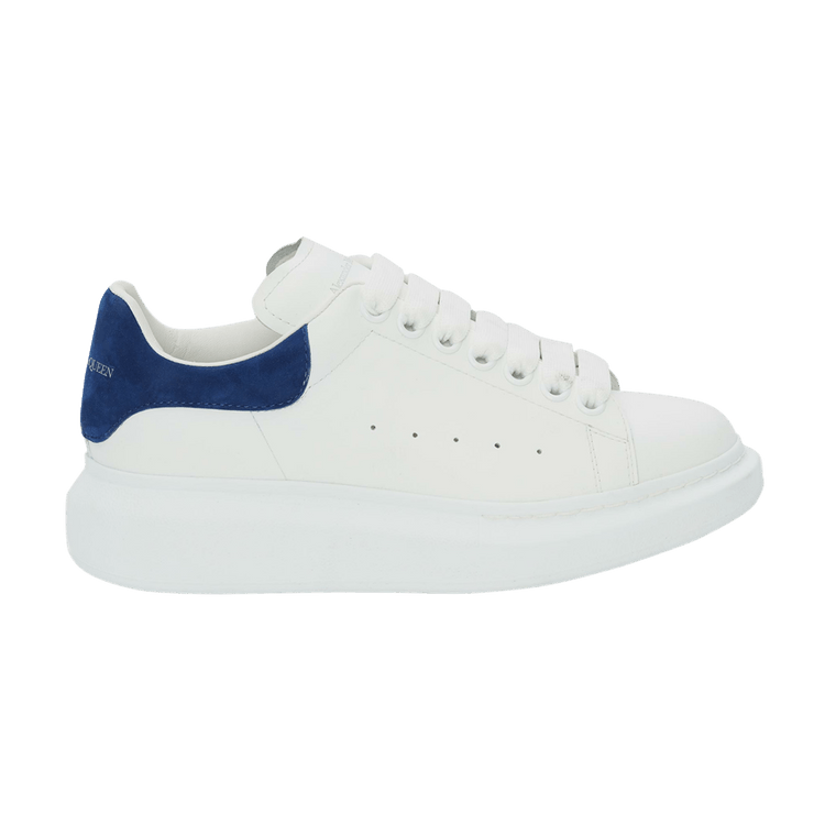 Buy Alexander McQueen Wmns Oversized Sneaker White Paris Blue 462214 WHGP7 9086 GOAT SA