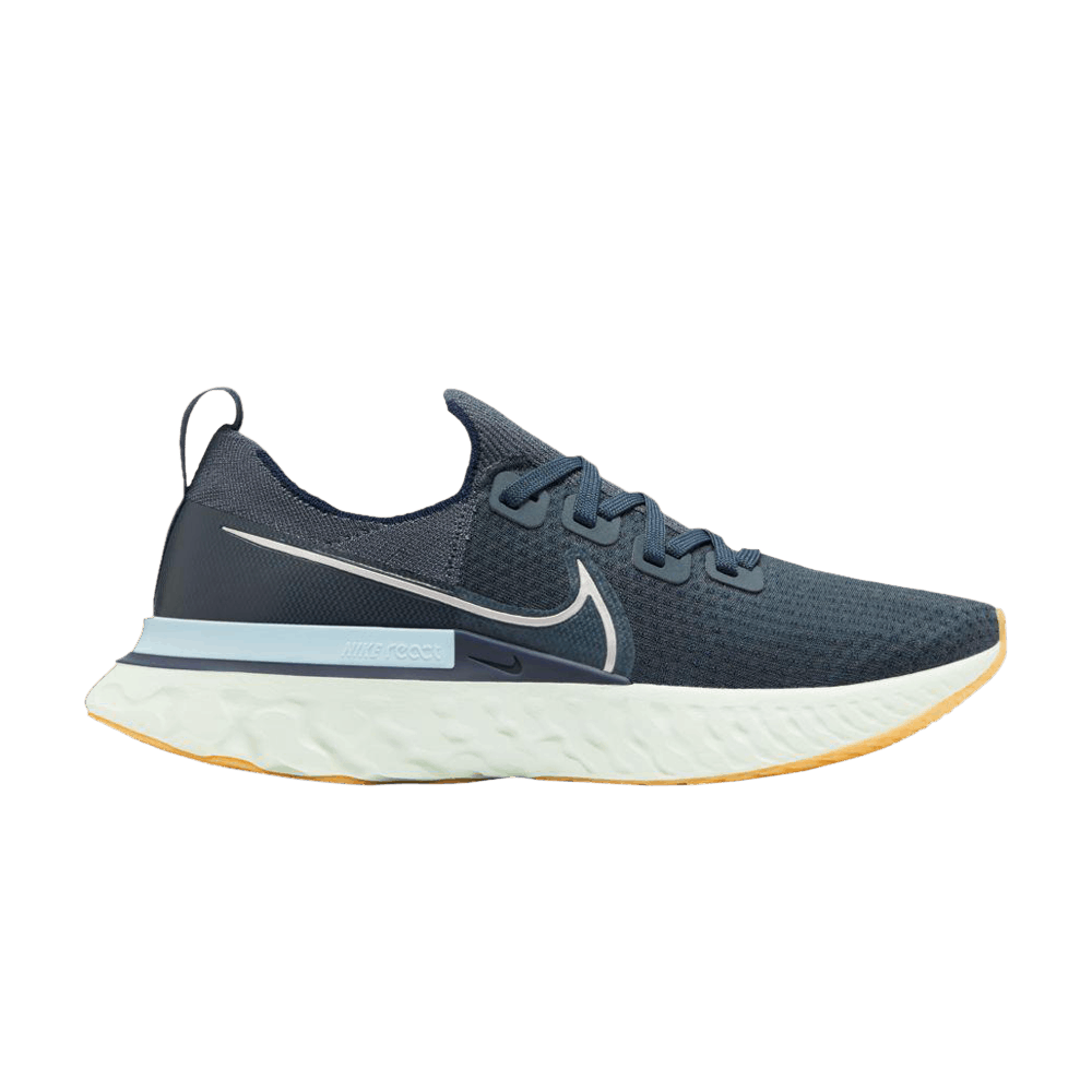 nike react infinity run flyknit blue fox