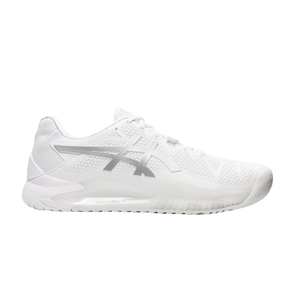 Pre-owned Asics Gel Resolution 8 'white Pure Silver'