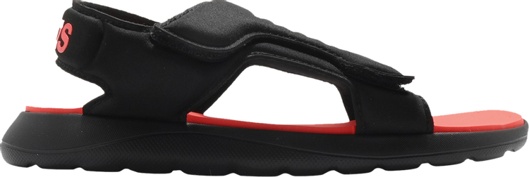 Comfort Sandal J 'Black Solar Red'