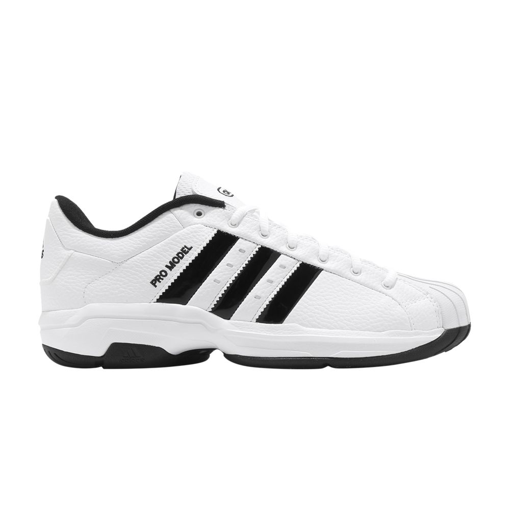 ADIDAS ORIGINALS PRO MODEL 2G LOW 'WHITE BLACK'
