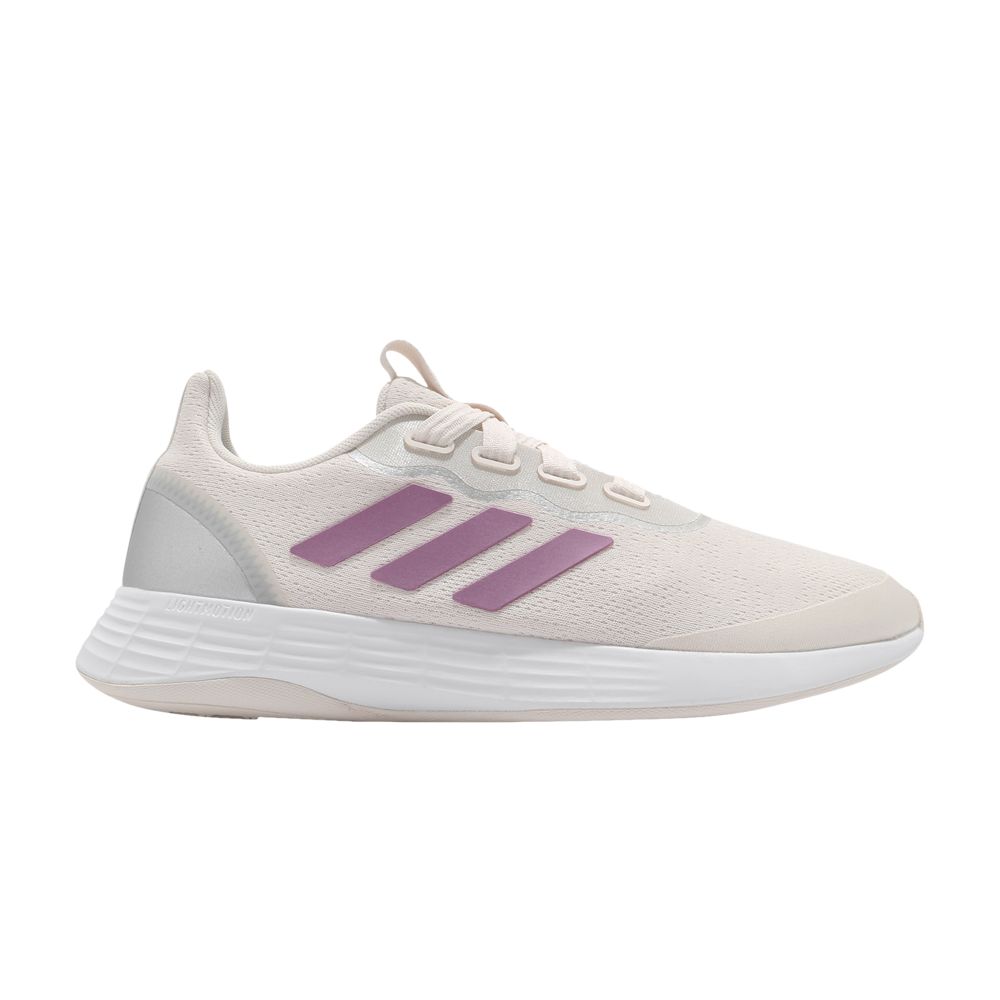 Pre-owned Adidas Originals Wmns Qt Racer Sport 'chalk Cherry Metallic' In White