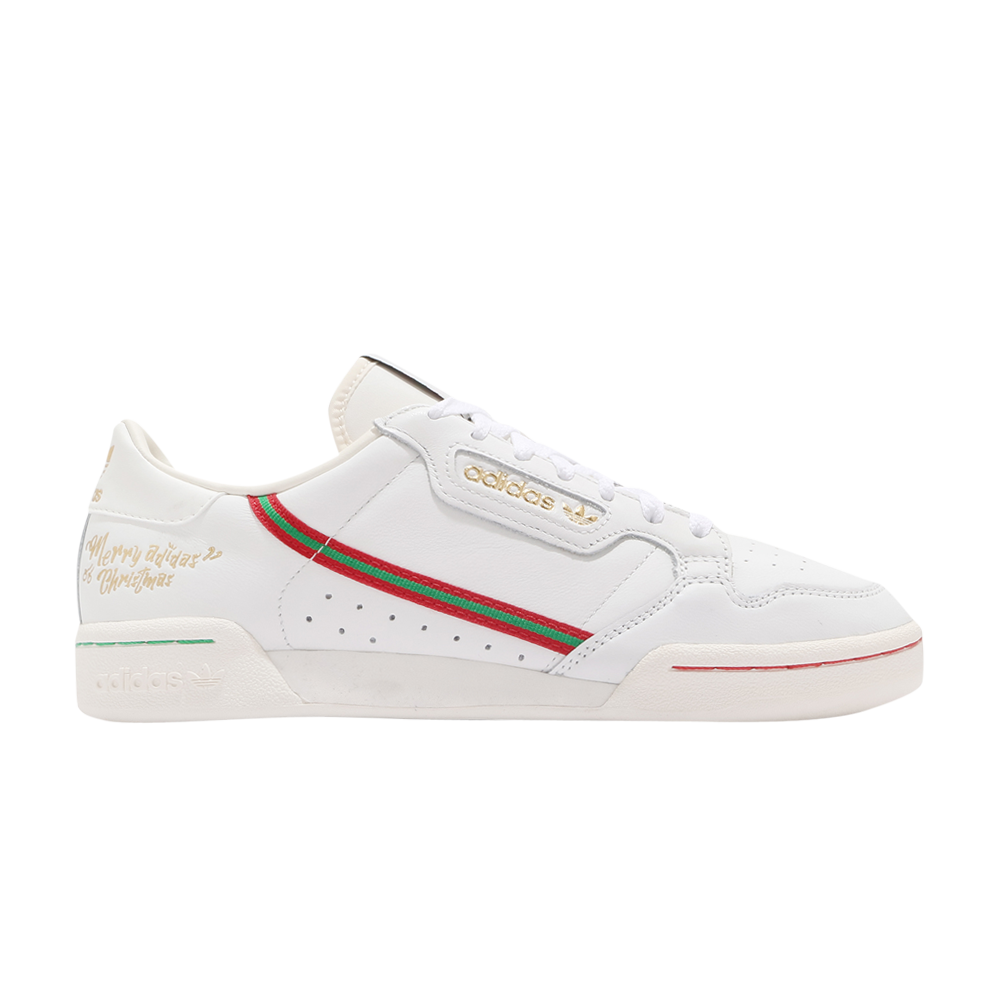 Pre-owned Adidas Originals Continental 80 'merry Adidas Christmas' In White