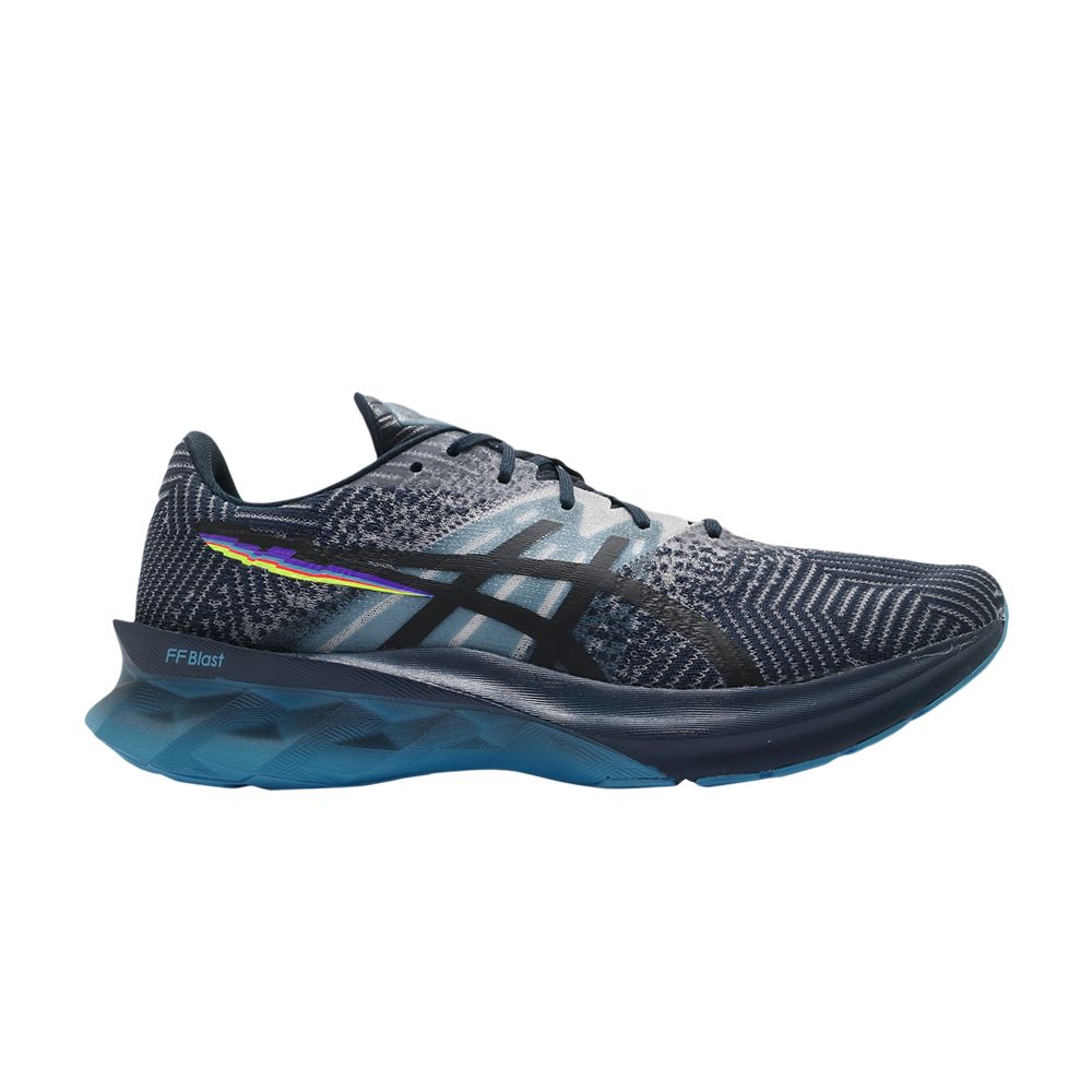 ASICS Novablast 'Pixel Noise - French Blue' | Men's Size 9.5