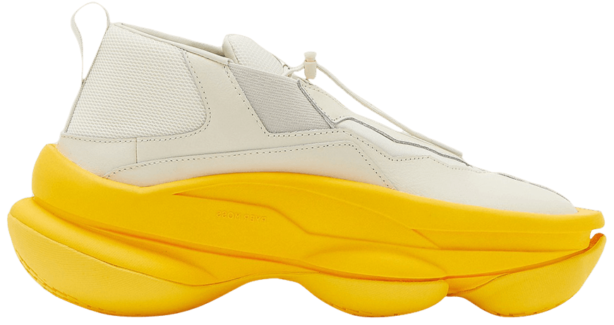 pyer moss sculpt white yellow