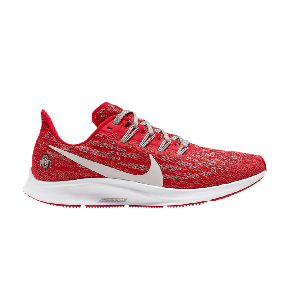 Pre-owned Nike Wmns Air Zoom Pegasus 36 'ohio State' In Red
