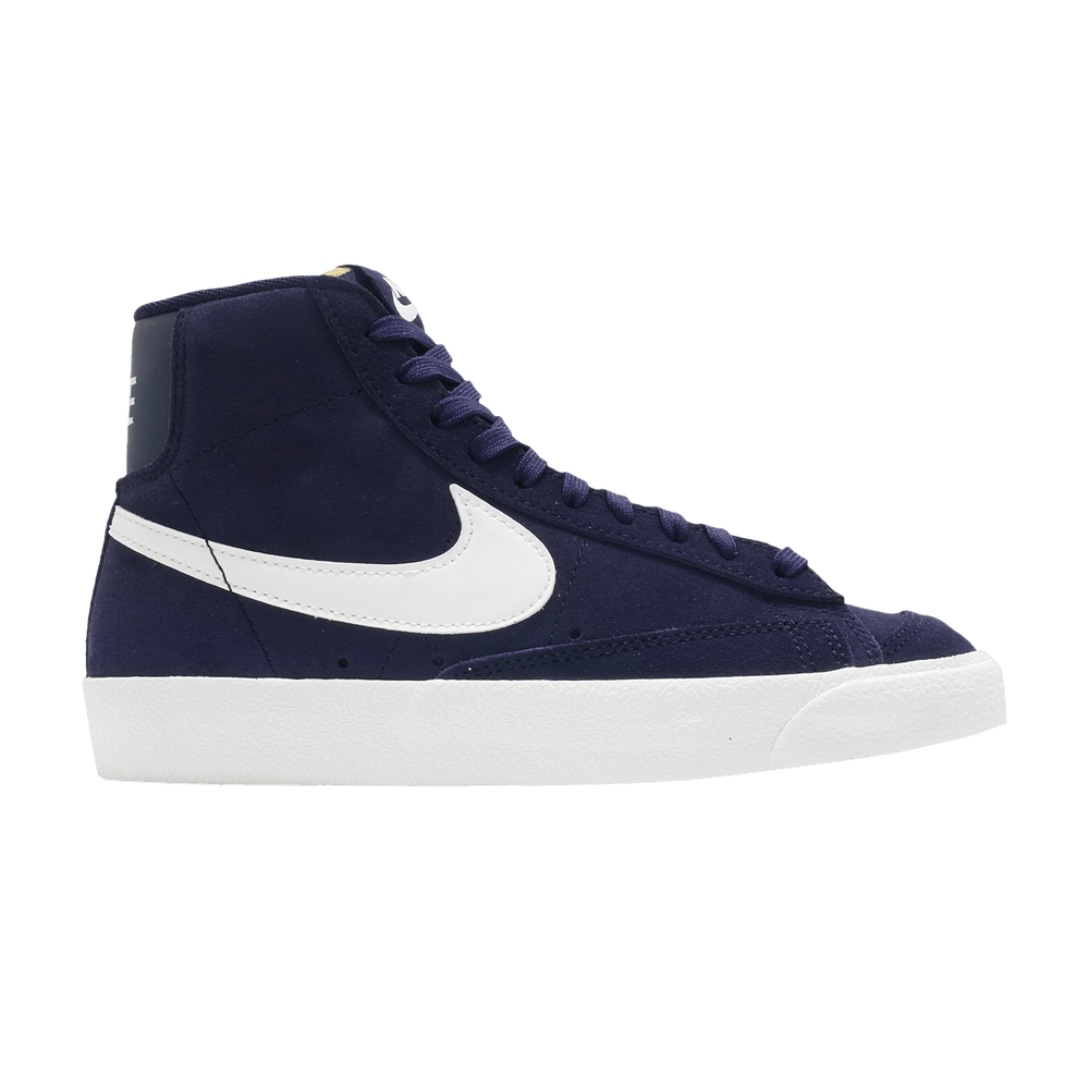 nike blazer high blue suede