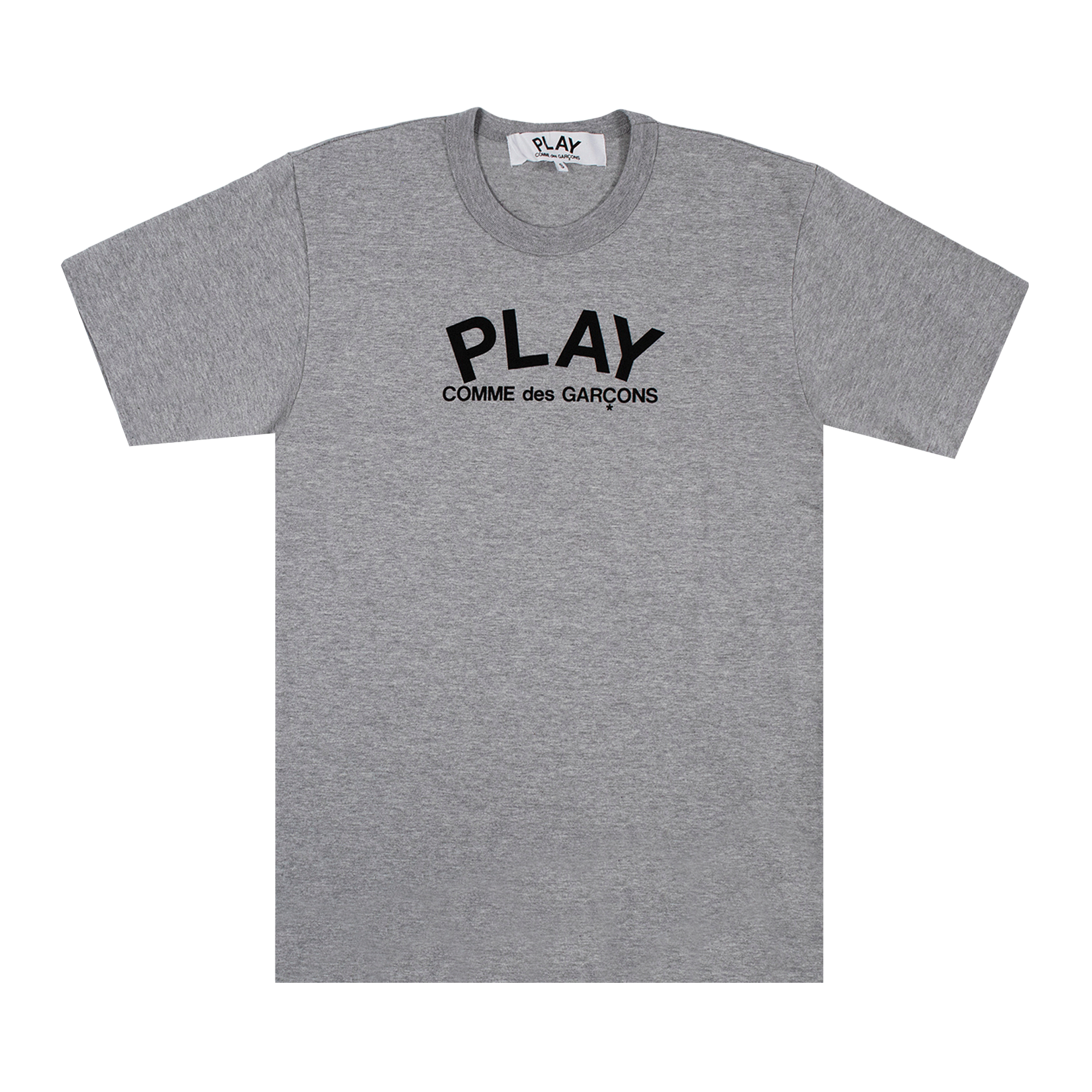Pre-owned Comme Des Garçons Play Heart Logo Short-sleeve T-shirt 'grey'