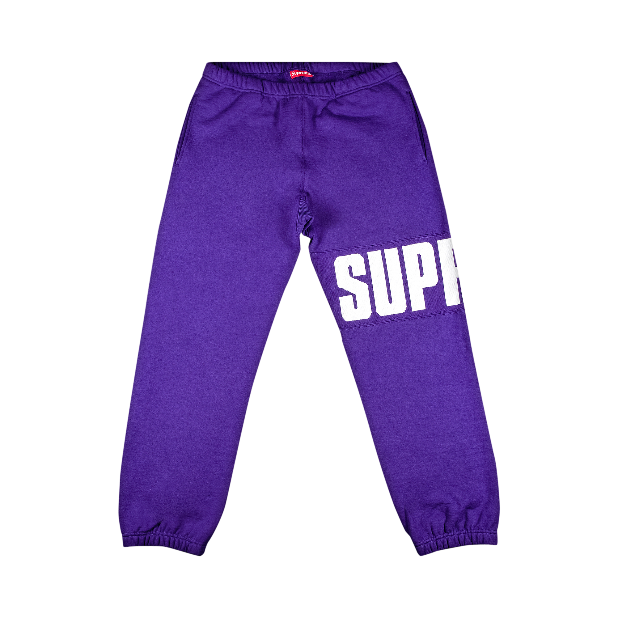 Pre-owned Supreme Rib Sweatpant 'purple'