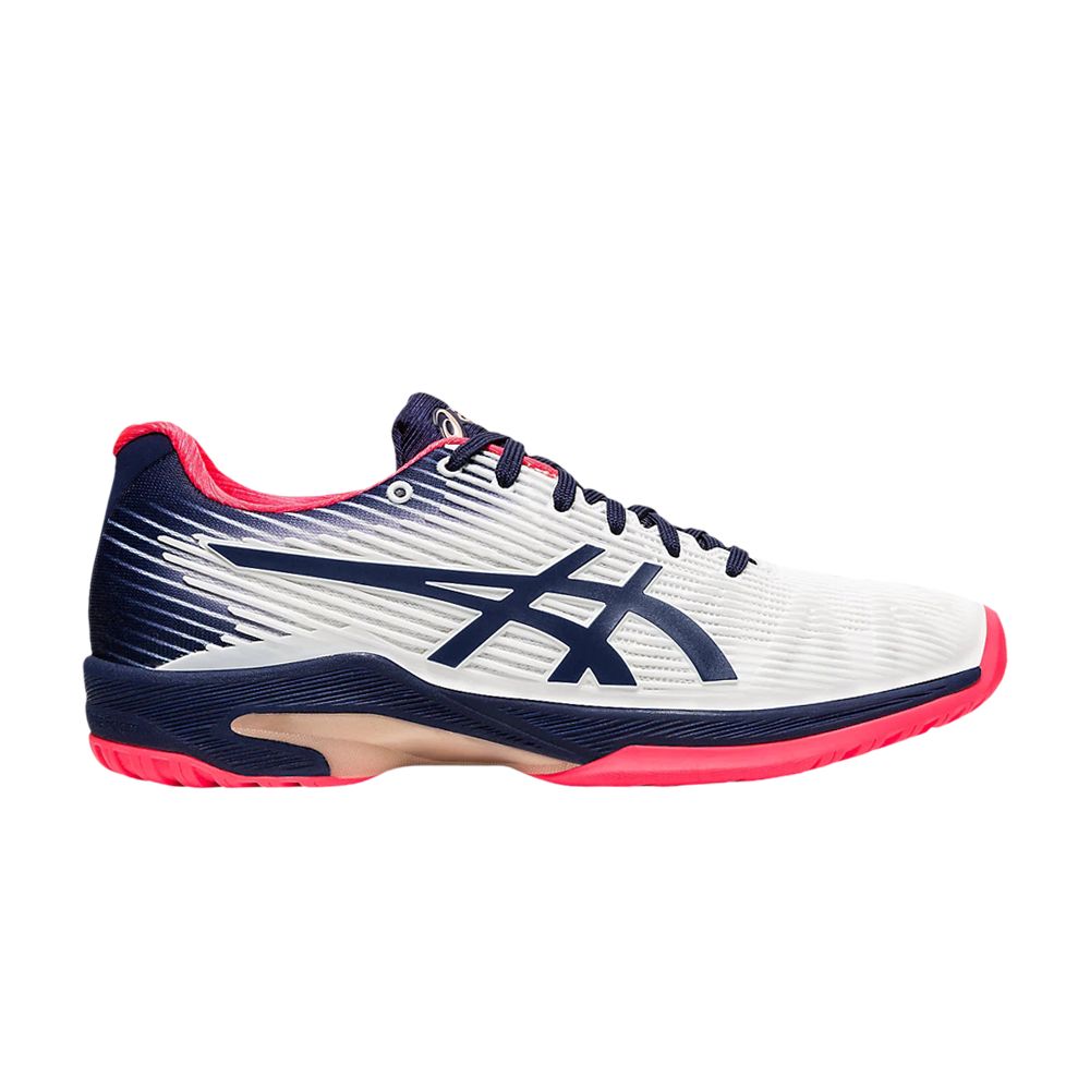 Pre-owned Asics Wmns Solution Speed 'white Peacoat'