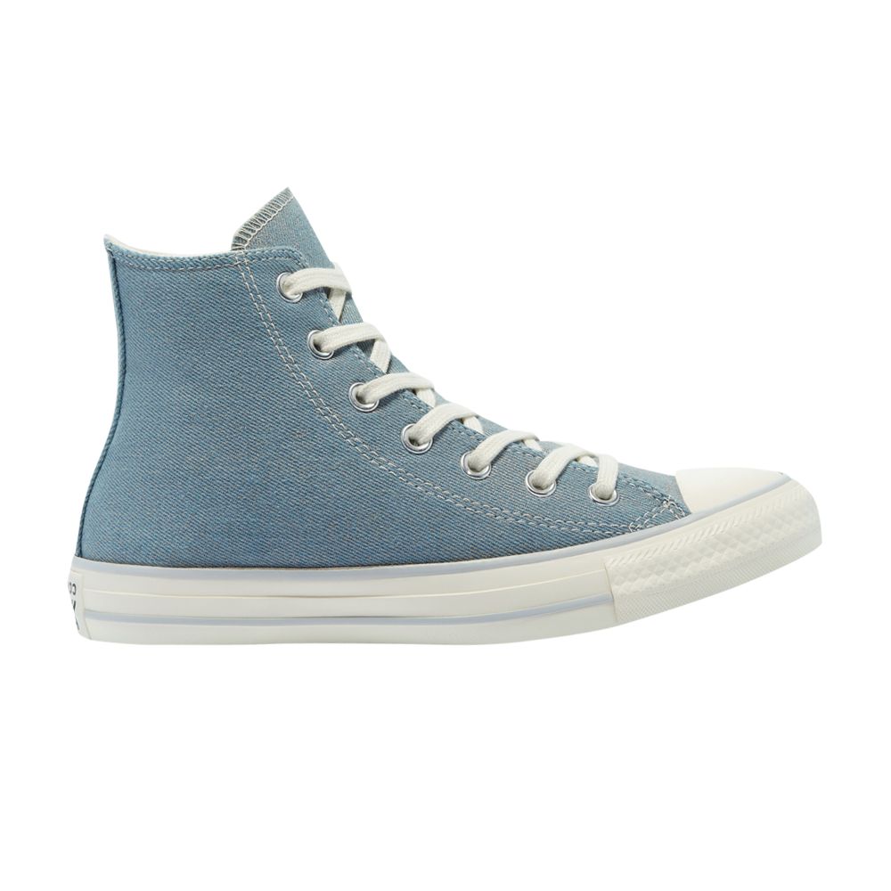 Pre-owned Converse Wmns Chuck Taylor All Star Platform High 'digital Powder - Washed Denim' In Blue