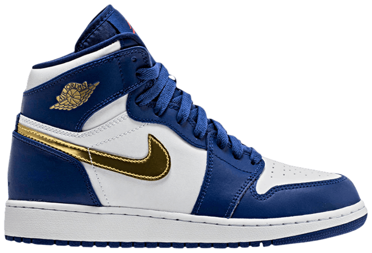 Blue white gold jordan 1 2025