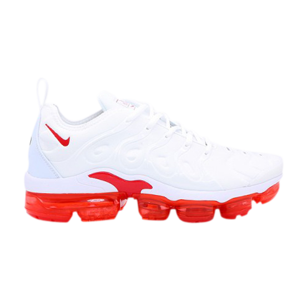 red and white air vapormax plus