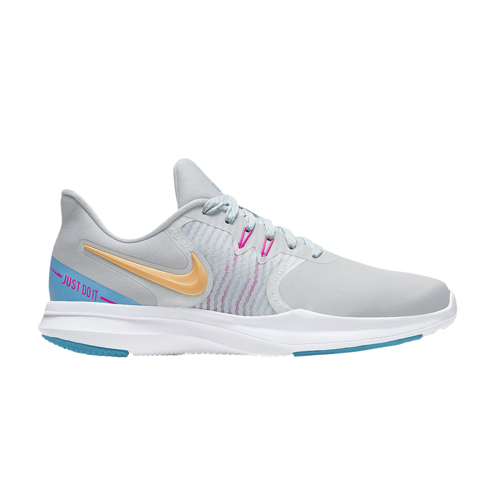 Pre-owned Nike Wmns In-season Tr 8 'pure Platinum Melon Tint' In Grey
