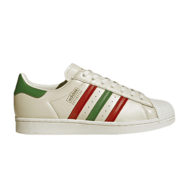 Adidas Superstar Off White Scarlet Green Men s Size 8.5