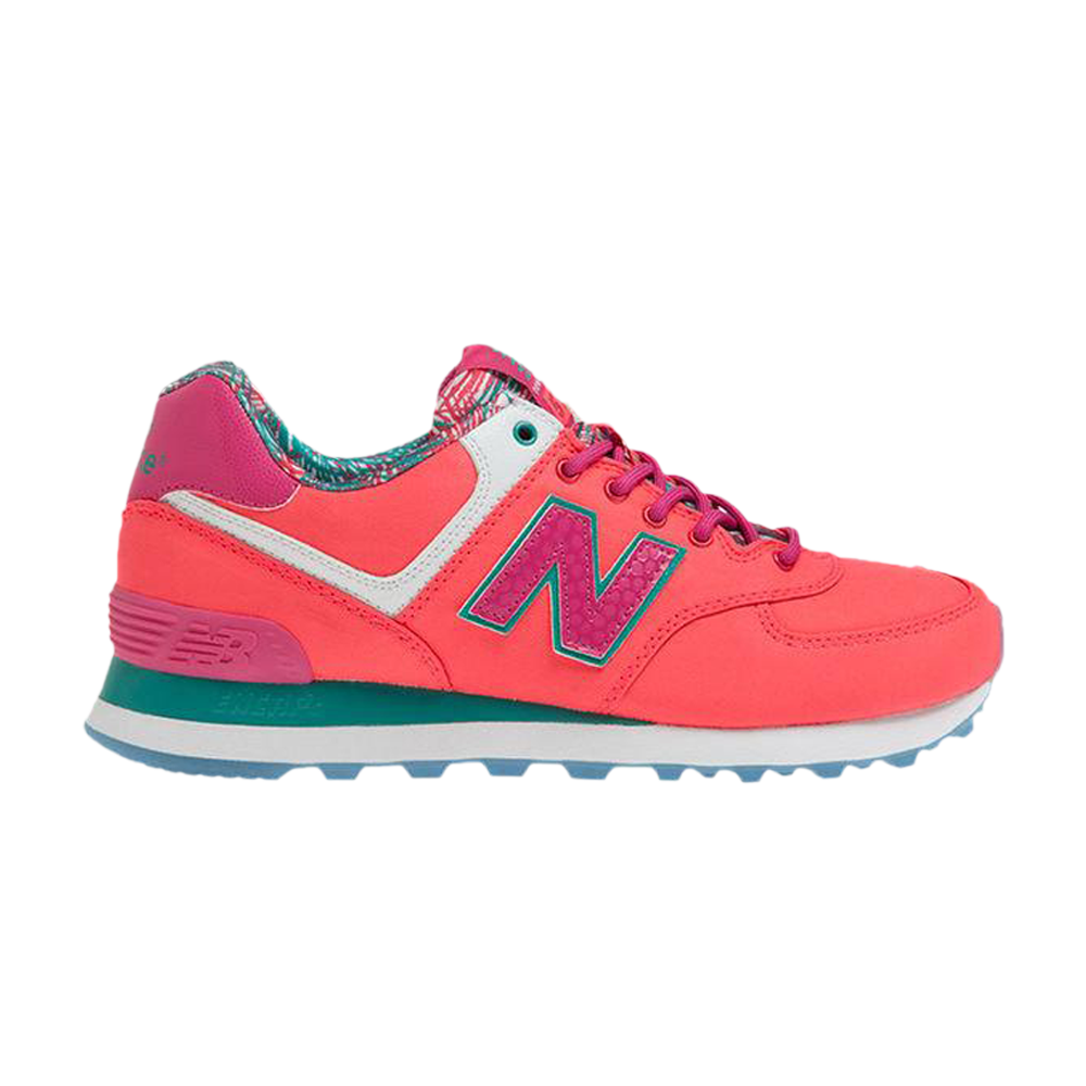 Pre-owned New Balance Wmns 574 'island Pack - Laser Pink'